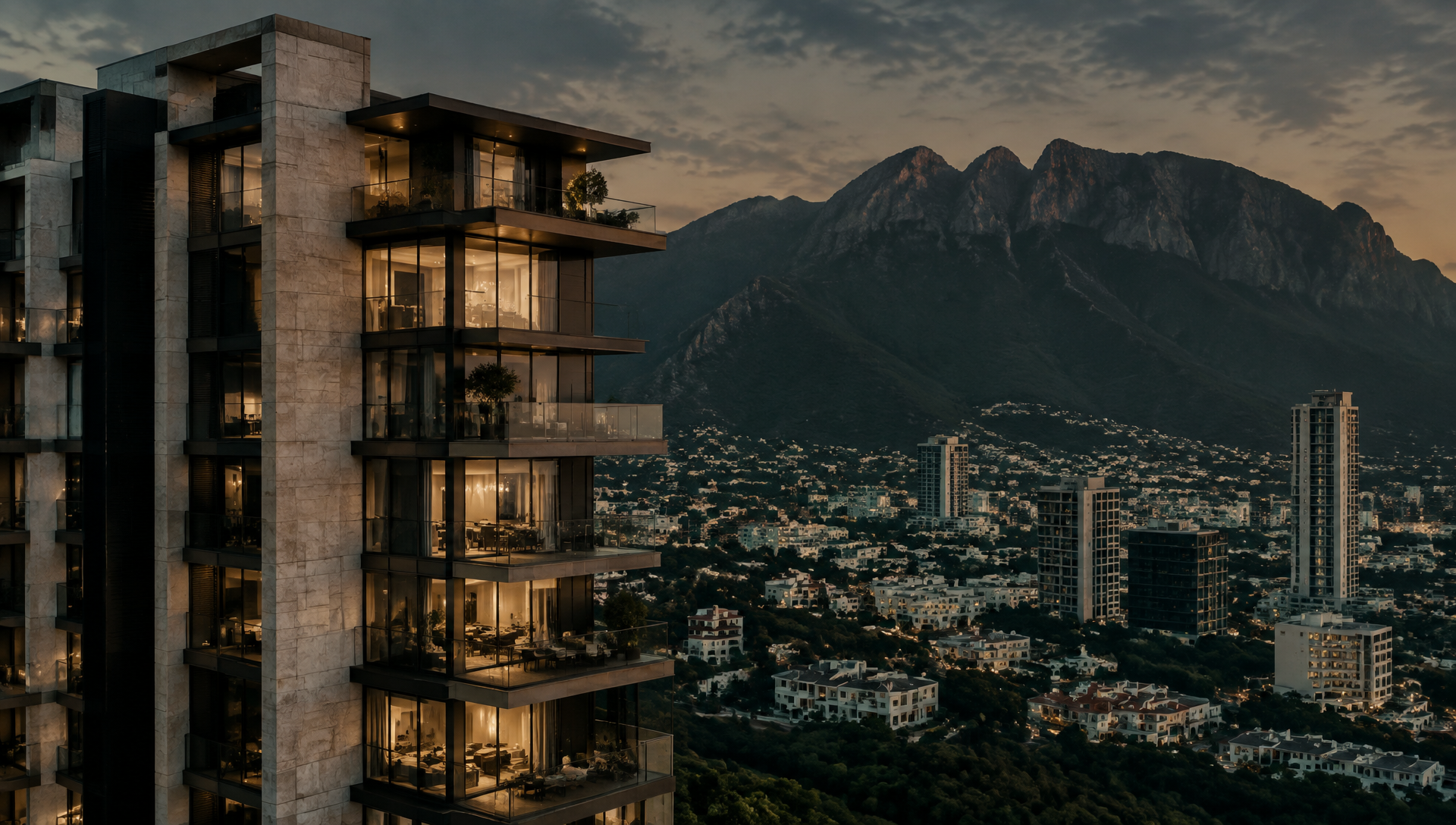 Torre residencial moderna en San Pedro Garza García administrada con estándar profesional — UPRAVA